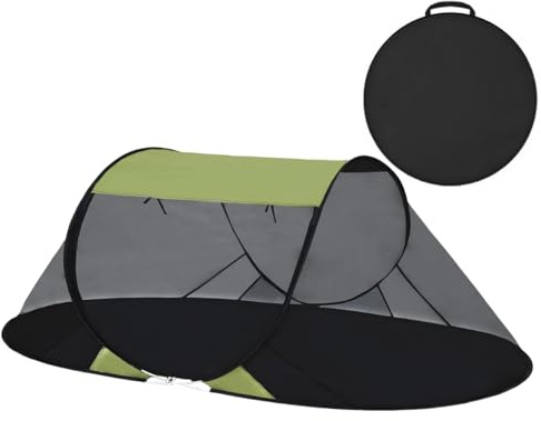 Akiky Pop-Up-Moskito-Zelt für Camping, 1 Person, Campingzelt mit Insektenschutz, Moskitonetz, faltbar, tragbar für Erwachsene und Kinder (Armeegrün)