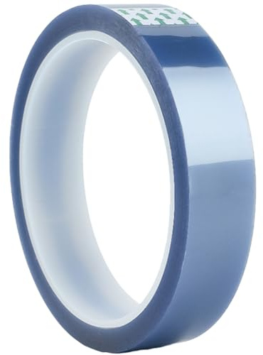 CRASPIRE 2 Rotolo di Nastro Termico per Sublimazione Nastro Resistente al Calore Ad Alta Temperatura 0.78 Pollici X 108 Piedi Nastro Termico Blu Nastro per Trasferimento Termico Nastro Termico