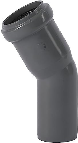 Rohrbogen 32mm passend zu Abwasserrohr zur Entwässerung Bogen 30 Grad, Kunststoffrohr