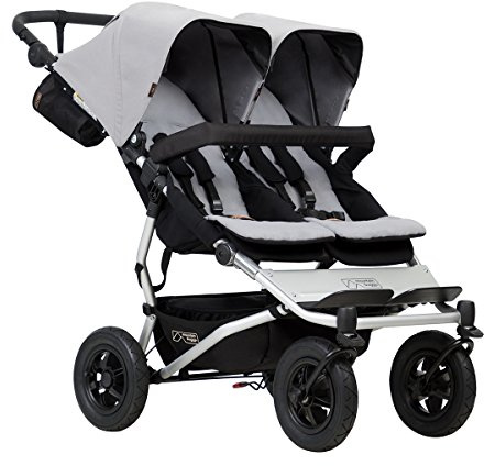 Ausstellunsstück Mountain Buggy duet buggy V3.2 als Doppelsitz-Buggy - silber