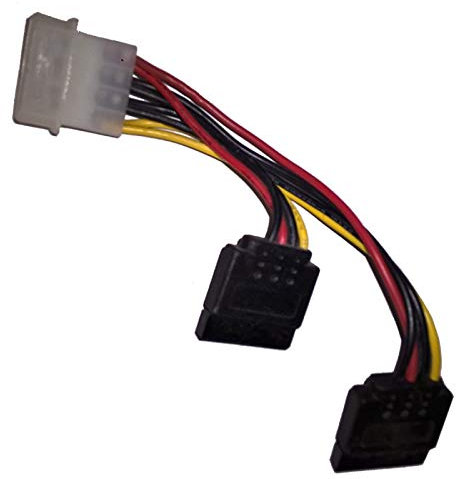 N.C. Cavo doubleur Molex Maschio a 2 x SATA 13/6 cm Alimentazione