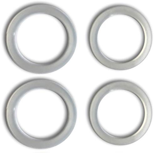 4 rondelles en nylon pour poignées de porte diamètre 20,7 mm pour poignées de porte