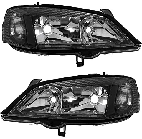 Halogen Scheinwerfer Set links & rechts Hauptscheinwerfer Frontscheinwerfer H7 für Model Astra G Cabriolet F67 F35_ F07_ F48_ F08_