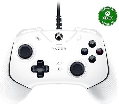 Razer Wolverine V2 Wired Gaming Controller for Xbox Series X|S, Xbox One, PC: Remappable Front-Facing Buttons - Mecha-Tactile Action Buttons and D-Pad - Trigger Stop-Switches - White
