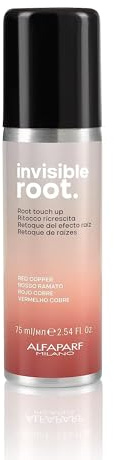 Alfaparf Milano Invisible Root Touch Up Spray - Red Copper - Temporary Hair Color Spray - Root Concealer - Red Copper Hair Color Regrowth Cover Up - 2.54 fl. oz.