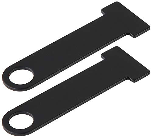 Helm D-Ring-Schloss, Edelstahl-Helmschloss leicht 8,9 x 3,0 cm für Fahrzeug(Schwarz)