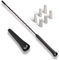 IZyufan 2 Pack Autoantenne 6,5cm & 24cm, Kurze Auto Antenne für AM & FM Empfang, Universal Kfz Dachantenne
