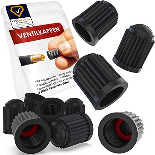 WEIDEBACH® Tappini gomme auto, 25 pezzi, tappi valvole pneumatici auto, tappi gomme auto, tappino bici, tappi per gomme auto, tappi auto gomme, tappi pneumatici auto, cappuccio valvola bici