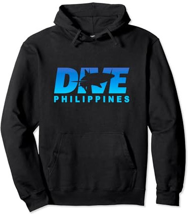 Tauchen Sie Philippinen mit Hai, Tauchen auf den Philippinen Pullover Hoodie
