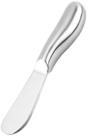 PRETYZOOM Couteau à Beurre Acier Inoxydable Spatule Pâtisserie Résistante Rouille Pour Crème Fromage Tartiner Et Gâteau Ustensile Cuisine Maison Et Professionnel