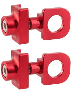 Qaziuy Tensor de cadena de bicicleta de aleación de aluminio, 2 unidades, tensor de cadena de bicicleta de velocidad única para Fixie BMX Single Speed