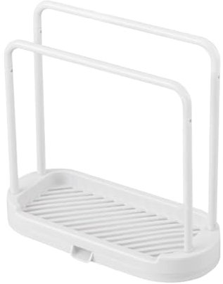 porta strofinacci da cucina, porta stracci per piatti,organizer per lavello | Supporto rimovibile per spugna straccio, portasciugamani con vassoio di scarico per piano di lavoro c