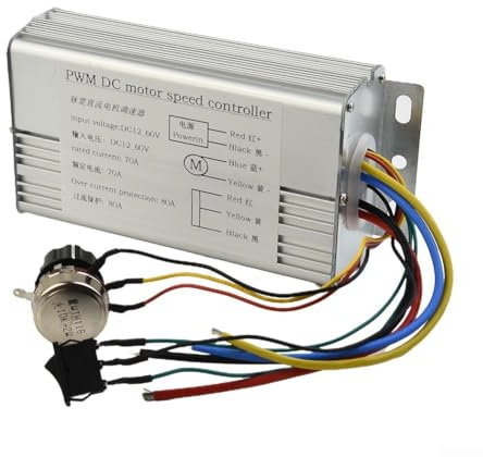 ZW70A108S Potentiometer Drehzahlregler Bürstenregler 12V 48V 70A 4000W