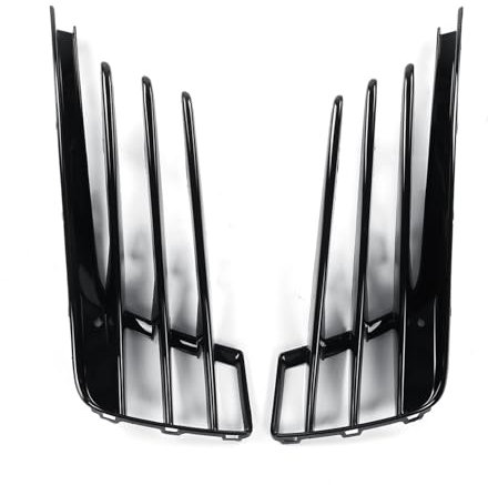 QRMZJF 2X glänzend Schwarze Auto-Front-Nebelscheinwerfer-Kühlergrill-Grill-Unterstoßstangen-Grill-Abdeckungsverkleidung, for VW, for Golf, for MK7 GTI 2014-2017 5G0853665E 6E Nebelscheinwerfergitter