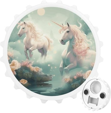 Décapsuleur magnétique Licorns - Décapsuleur de bière - Décapsuleur de bouteille - Décapsuleur magnétique amusant