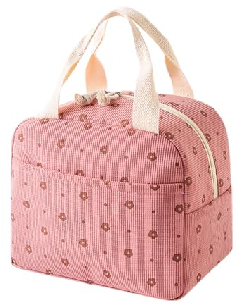 Businey Lunch Bags for Women, Insulated Cooler Lunch Bag Adults Kids, Cooler Tote Lunch Box Girls Ladies Lunch Bags for Work School Picnic