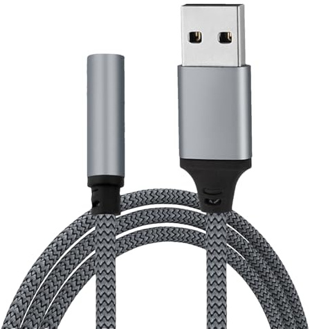 Adaptateur USB Prise Jack Câble Audio Convertisseur Stéréo Plug Play | Carte Son Stéréo Câble Jack Plug And Play Pour Casques Et Micro-Casques, PC, Portables Et Ordinateurs De
