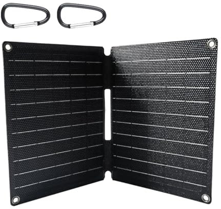 Cargador Solar Portátil - Energía Solar Portátil - Estación De Control Con Inversor Para Acampada Senderismo Mochila Equipo Exterior Carga Móvil Viajes