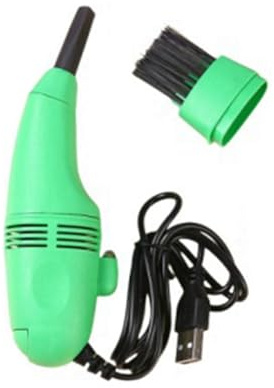 Tuesoa Aspirateur D'Ordinateur, Aspirateur de Clavier, Mini Aspirateur USB, Aspirateur de Machine à Coudre, Vert