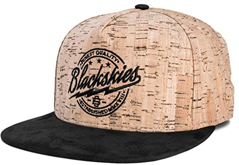Blackskies Port Snapback cap | Cappellino da Baseball Unisex | Basecap con Visiera in Similpelle Scamosciata Suede Colori Assortiti - Uomo Donna Streetwear Outdoor Estate Tempo Libero