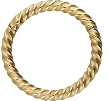 PIERCINGLINE Chirurgenstahl Segmentring Clicker | GEDREHT | Piercing Ring Septum Helix | Farbauswahl