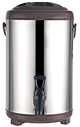 L-xiny 10L Chauffe-café Fontaine Isotherme, Grande Capacité, Distributeurs de Boisson Chaude et Froide Fontaine à Eau avec Robinet Commercial, Ideal pour Les Vins Chauds, Thé ou du Lait