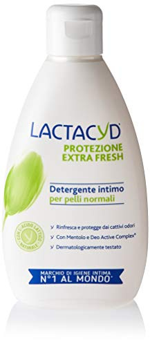 Lactacyd Protezione ExtraFresh, Detergente per l'Igiene Intima, Pelli Normale, Offre Freschezza Prolungata ed Aiuta a Prevenire i Cattivi Odori, Dermatologicamente Testato, 300 ml, 12 Pezzi