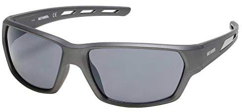 Harley-Davidson Men's Air Flow Venting Sunglasses, Gray Frame/Smoke Mirror Lens