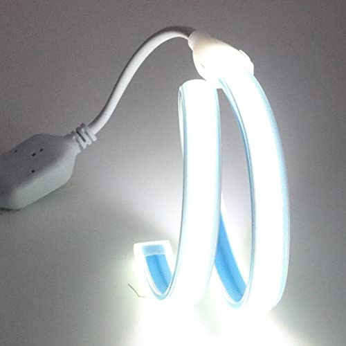 pcning Sehr Hell 220 V 230 V 50 CM COB LED Streifen mit Stecker Kaltweiss | IP67 Wasserdicht 0.5M 6000K Kaltweiß Strip fur Outdoor Indoor . 230v led streifen dimmbar mit ein/aus schalter licht band