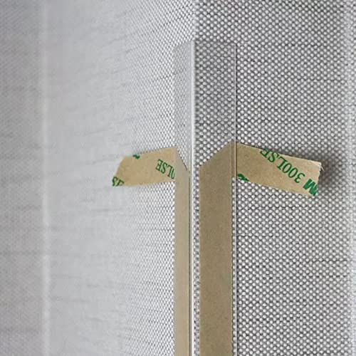 ZJKXJH Kantenschützer Transparente Wand-Eckschutzschilder, Klarer Selbstklebender Kantenschutz Für Tapetenrisse, Fingerabdrücke, Mehrere Größenoptionen (Color : A, Size : 2.4cm W - 59/1.5m L)
