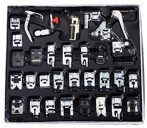 Kit di 32 piedini per macchina da cucire, accessori per macchine da cucire