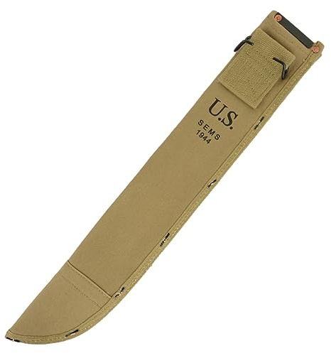 Reproduction WW2 US Canvas Machete Scabbard Sheath - Olive Drab
