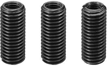 PATIKIL Grade 8.8 Carbon Steel Threaded Repair Insert Nut, 3pcs M8x1.25 Female to M12x1.75 Male Screw Sleeve Inserts Reducing Adapter Reducer 30mm