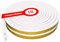 Joint Fenetre Isolation, 6M(L) X 9mm(B) X 6mm(D) Joint Fenetre, Joint Mousse Adhésif, Joint Mousse, Joint Adhesif, Pour l'insonorisation, l'anti-poussière, l'anti-collision, l'étanchéité (Blanc)