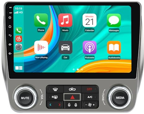 Junsun 5G WiFi (64ROM) Car Radio Stereo for Chevrolet Chevy Camaro 2010 2011 2012 2013 2014 2015, Biult in Wireless CarPlay Android Auto Support Bluetooth 5.0 GPS Navigation DSP SWC Rearview AM/FM