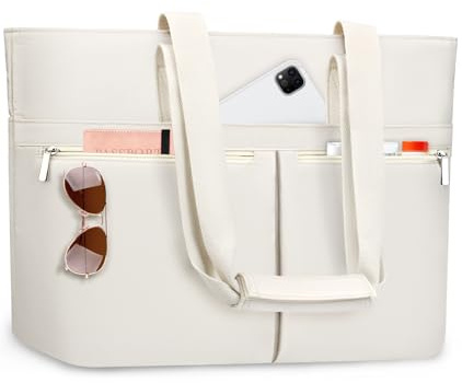 ENONEO Strandtasche Damen mit Reissverschluss, Strandtasche Familie XXL Groß Shopper Tasche Beach Tote Bag Reisetasche Wasserdicht Badetasche mit Nassfach für Einkaufen Fitness Reisen (Reines Beige)