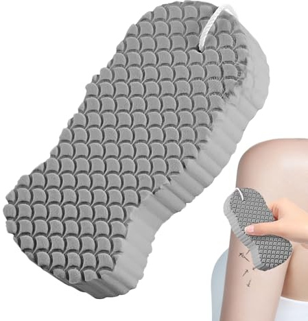 Spugna Doccia Delicata sulla pelle, morbida, riutilizzabile, lavabile, | Spugna Scrub da Bagno per donne incinte, bambini, adulti, doccia, accessorio viaggio