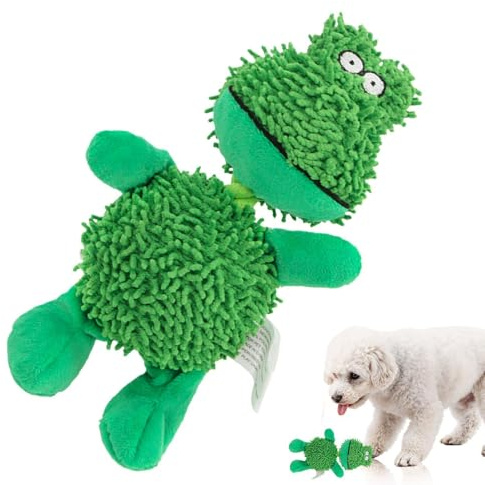 Quietschendes Plüsch Hundespielzeug – Beißfestes Welpenspielzeug Aus Weichem Samt | Interaktives Kauspielzeug Gegen Langeweile | Robustes Zerrspielzeug Für Hunde, Ideal Für Geburtstage, 23cm