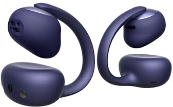 Baseus MC2 öppna hörlurar, clip-on hörlurar med CloudComfort 2.0, Hi-Res Audio, LDAC, SuperBass 3.0, Bluetooth 6.0, 4 mikrofoner med AI, 55 timmars räckvidd, IP67, lätt 5,1 g