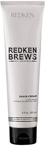 Redken Brews Shave Solution, Rasiercreme für eine gründliche und sanfte Rasur, 150 ml