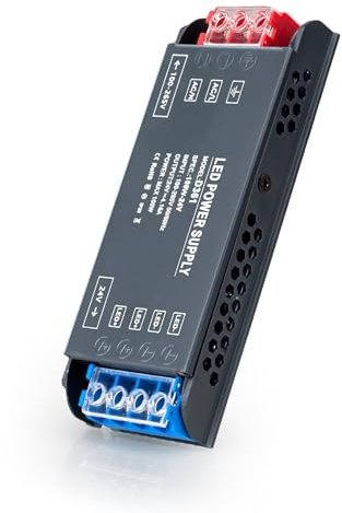 BRIMETI LED Transformator 24V 100W 4.16A AC 220V till 24V DC LED Drivrutin Strömförsörjning Konstant Spänning Slim Lågspänning Nätadapter för Strip Lampor Inomhusbruk Skåpbelysning