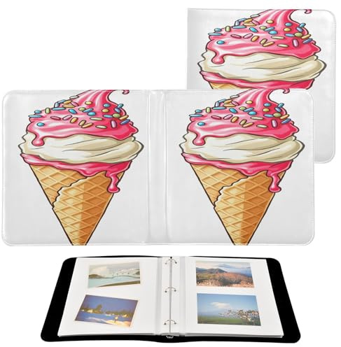 JUMBEAR Grande album fotografico autoadesivo con 20 pagine album fai da te per matrimoni, famiglia, bambini, vacanze, gelato