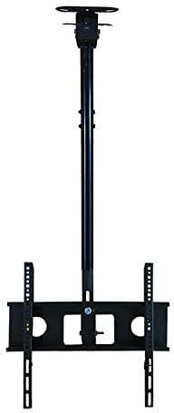Tv Stand Ceiling Tv Mount, for 32-60 Inch Flat and Curved Tvs Up to 132Lbs, 360° Swivel and Tilt Ceiling, Teles Height Adjustment2.12.5m