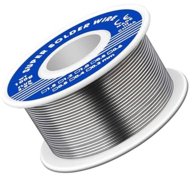 GAJUS Hilo de Soldadura 1mm 100g Estaño con Núcleo de Colofonia para Electrónica y Reparaciones DIY Solder Wire Estaño para Soldar 1mm Estaño con Flux Incorporado Rollo de Estaño