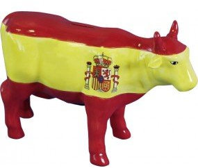osters muschel-sammler-shop Spardose handbemalte Kuh Spanien - witziges Geschenk - Geschenkidee - irre Spardose - Dekoration