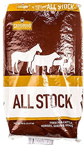 Purina All Stock Feed for Cattle, Horses, Sheep & Goats, Sweet Feed Textured, 50lbs