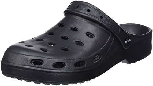 Beco Clogs Herren – leichte Herren Clogs mit bequemem Fußbett & praktischem Fersenriemen – Größe: 41-45
