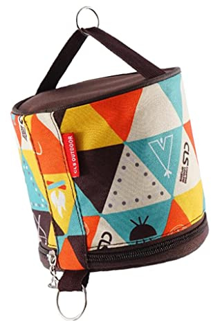 CUTICATE Faltbar Klopapier Beutel Toilettenpapier Sack Camping Aufbewahrungstasche mit Hängenden Haken - B