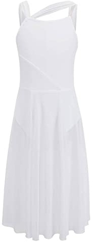 Alvivi Kinder Mädchen Ballettkleid Lyrisch Tanz Kleid Ballett Trikot Leotard mit Mesh Rock Jazz Modern Contemporary Tanzkostüm