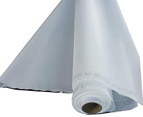 INTCHE Rete per serigrafia in seta di poliestere da 1 metro larghezza 165cm 120T/100T/48T/56T/64T/72T/80T/40T per serigrafia tessile (Colore: 100 x 165CM, Dimensioni: 90T 230M Giallo)